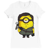 minion jaune Ladies Fitted T-Shirt