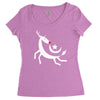 flying rudolph Women's Triblend Scoop T-shirt