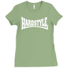 hardstyle hard bass Ladies Fitted T-Shirt