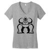 big tough gorilla musculine Women's V-Neck T-Shirt