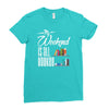 my weekend is all booked Ladies Fitted T-Shirt