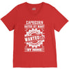 Capricorn Hated By Many Wanted By Plenty V-Neck Tee