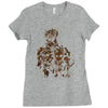 the evolution of groot Ladies Fitted T-Shirt
