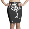 turntable dj,club,vinyl,dance,music,technics Pencil Skirts