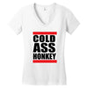 cold ass honkey funny cool honky rap t shirt tee shirt,, Women's V-Neck T-Shirt