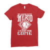 so good with my rod Ladies Fitted T-Shirt