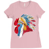 chief many feathers Ladies Fitted T-Shirt