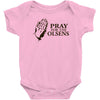 pray for the olsens Baby Bodysuit