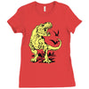 tyrannosaurus rex Ladies Fitted T-Shirt