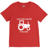 i dont need a tractor to pull hoes funny V-Neck Tee