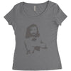 bruiser brody wrestling legend 80s wrestler fan Women's Triblend Scoop T-shirt