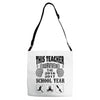 This Teacher Survived The 2016 2017 School Year Adjustable Strap Totes