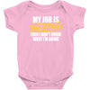 my job is top secret Baby Onesie
