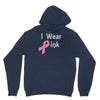 junior's breast cancer awareness i wear pink Hoodie
