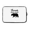 Daddy Bear - Baby Bear Custom Name Laptop sleeve