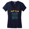 pacman Women's V-Neck T-Shirt