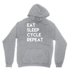 eat sleep cycle repeat Hoodie