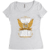 All Men Are Created Equal But Only The Best Are Born In July Women's Triblend Scoop T-shirt
