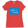 suck it trebek Ladies Fitted T-Shirt
