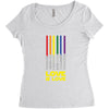 Lightsaber Rainbow Women's Triblend Scoop T-shirt