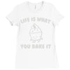 cupcake Ladies Fitted T-Shirt