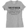 mother defined mothers day Ladies Fitted T-Shirt
