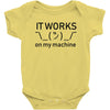 my machine Baby Bodysuit