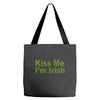 kiss me i'm irish Tote Bags