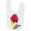 through being cool graphic Baby Bibs
