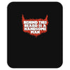 behind beard is a handsome man Mousepad