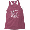 girls fish too only prettier Racerback Tank