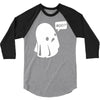 halloween boo 3/4 Sleeve Shirt