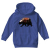 Bear Adventure With Rose Youth Hoodie
