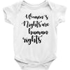 women's rights are human rights Baby Bodysuit