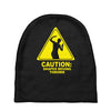 caution shapes being thrown printed Baby Beanies