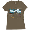 my upside down life Ladies Fitted T-Shirt