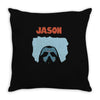 jason jaws Throw Pillow
