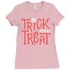 trick or treat Ladies Fitted T-Shirt