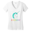 be different Women's V-Neck T-Shirt