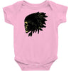 indian skull native american Baby Onesie