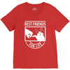 cat best friends for life V-Neck Tee