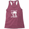 i'm all about that base Racerback Tank
