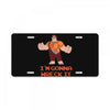 i'm gonna wreck it ralph License Plate