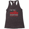 psychotic bowler Racerback Tank