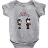 you stole my heart 3 Baby Onesie