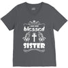 I Am One Blessed Sister V-Neck Tee