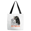 This Girl Loves Rottweiler Tote Bags