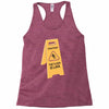 the floor is lava Racerback Tank