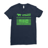 delorean trail Ladies Fitted T-Shirt