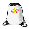 cky classic logo Drawstring Bags